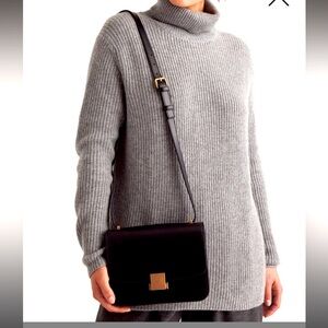 Quince Italian Leather Box Shoulder Bag